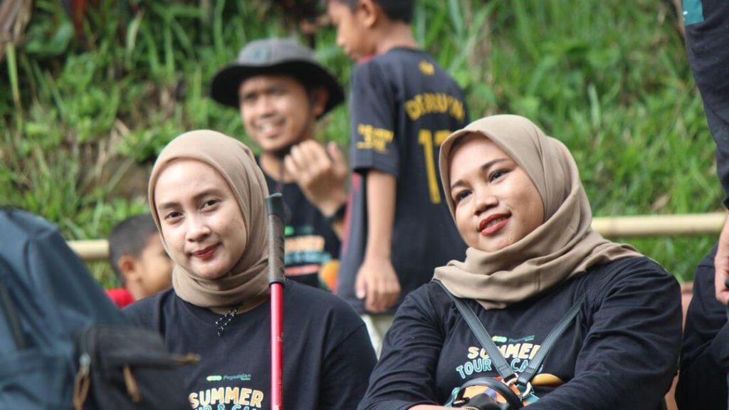 Camping di Cidahu Sukabumi, Outing pegadaian syariah, company outing, Bhumi Cantigi, outbound adventure
