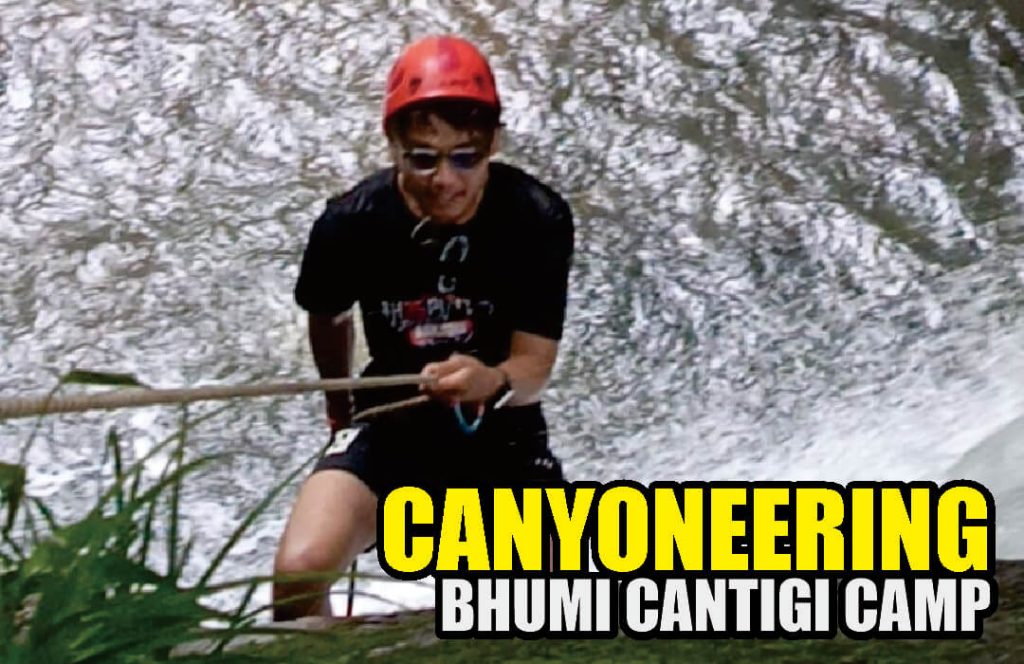 outbound adventure di Cidahu, canyoneering di cidahu, canyoneering di bhumi cantigi