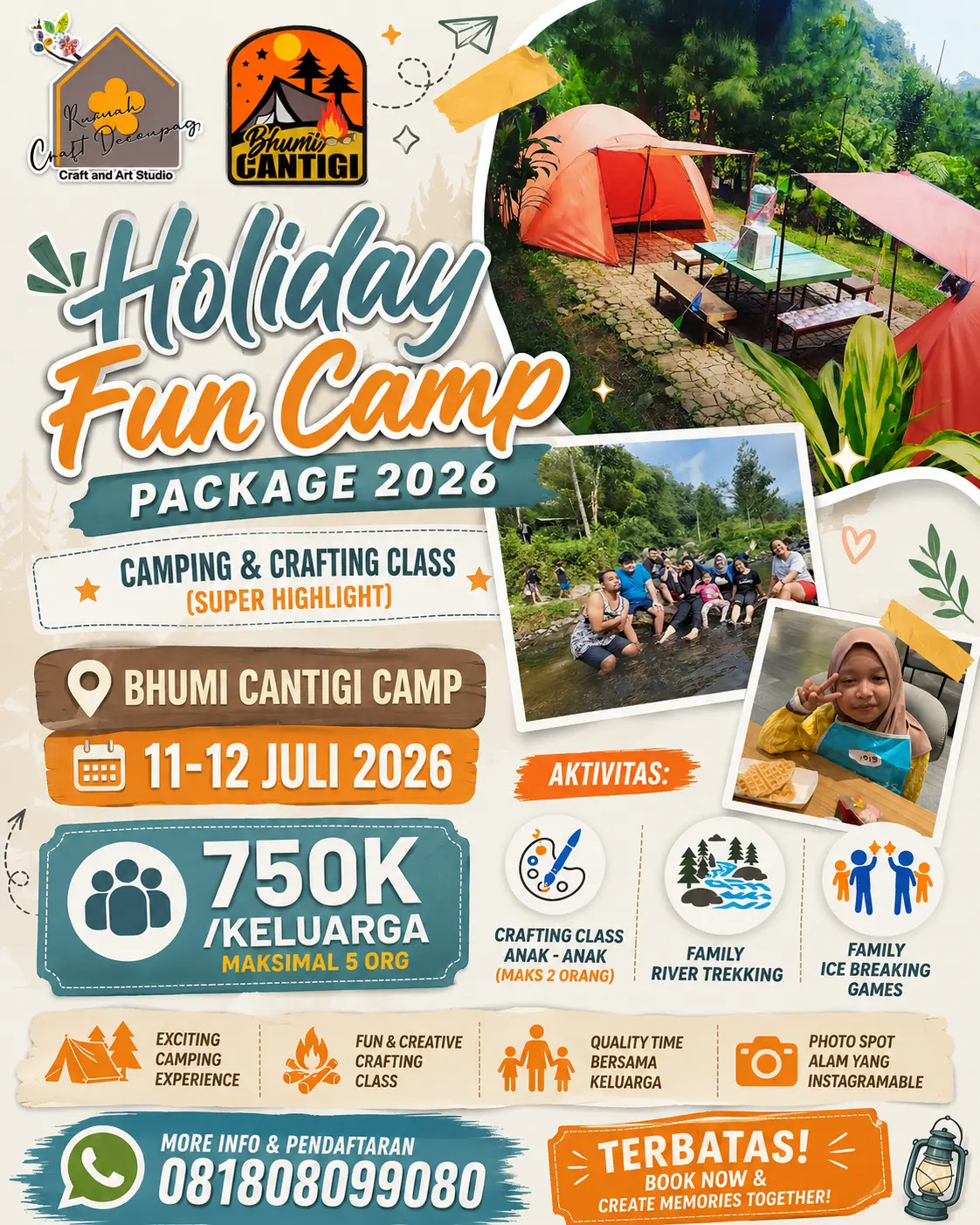 Holiday Fun Camp Flyer