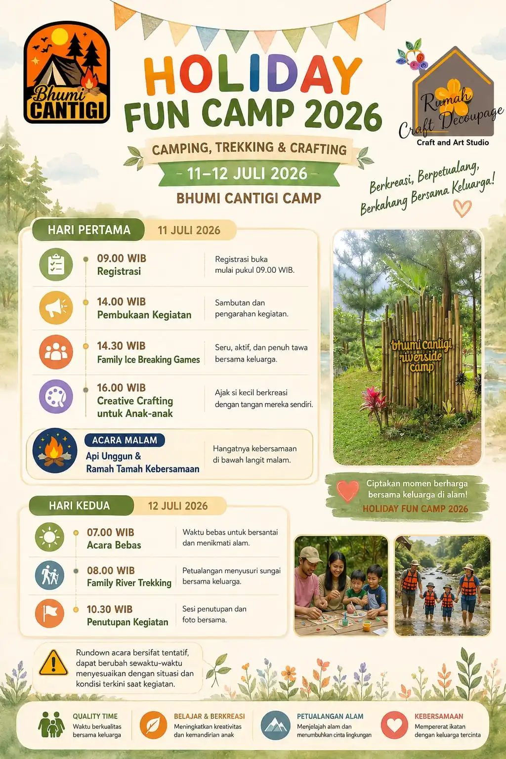 Holiday Fun Camp Rundown